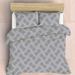 Soft Touch Essentials DUVET COVER SET - Diamond Geo Grey - Single 130 X 200CM