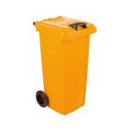 120LTR Wheelie Bin Virgin – Orange