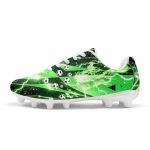 Jeiento Green Fashion Sneakers Green Football Sneaker Leather Soccer Cleats Youth Low Top Athletic Running Trainer Shoes Us 10.5