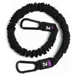 Iron Neck Resistance Band - Durable Exercise Band With Steel Carabiners For Neck Trainer Exerciser & Strengthener - Training Str
