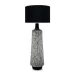 Jungle Resin Table Lamp Black