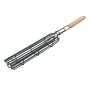 Durable Wood Stainless Steel Kabob Sausage Bbq Picnic Camping Basket