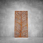 Wall Art D121 - 1040 X 535 X 20 Indoor Matt Black Cool White