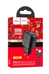Hoco CS21A Wall Charger Set Rich QC3.0 Eu Cable Set USB To Type-c