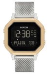 Nixon Siren Milanese Women's Watch - Silver Light Gold