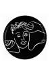 Carrol Boyes Sketchbook 28.5CM Dinner Plate 4 Piece - Black