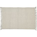 Dobby Natural And Grey Mat