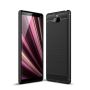 Shockproof Carbon Fibre Silicone Gel Case Cover For Sony Xperia 10 Plus