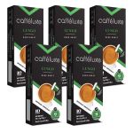 Caffeluxe Nespresso Capsules Lungo Dark Roast 50 Capsules