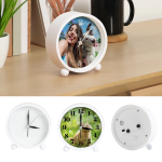 Alarm Clock 10.5X10.7X4CM 4 Colours - White