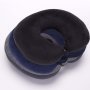 Short Plush Pillow Cover U-shaped Pillow Portable Nap Pillow Outdoor Travel Neck Support Pillow