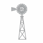 Chipboard Windpomp Lrg