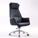 Modern Executive Swivel Office Chair With Steel Base