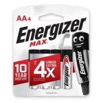 Energizer Aa Batteries 4 Pack