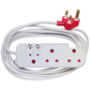 Ellies FEE2X/3WS Medium Surge Protected Extension Cord 3M