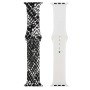 Kd Silicone Apple Strap 38/40MM S/m Snake Skin
