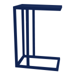 Lazy Side Table - Saphire Blue