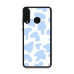 Custom Printed Tpu Cases - Huawei P30 Lite Huawei P30 Lite New Addition & 39 Blue Cow Print& 39 By