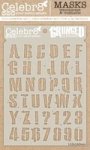 Mask - Grunged Alphabet