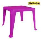 Table Kiddies 50X50X45CM Magenta