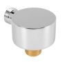 Wall Supply Elbow Brass Round Wall Mount Shower Hose Compatible With None