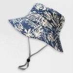 White Palms Bucket Hat With Drawstring