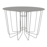 Nested Coffee Table - Dark Admirality Grey