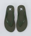Hurley Mens Icon Solid Sandals Olive - Olive 13