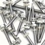 250PCS 410 Stainless Steel External Hexagonal Drill Tail Screws Stainless Steel Self Tapping Tek Screw Series 8 Hexagonal Head Self Tapping Screws Used For