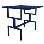 Tommy Side Table - Saphire Blue