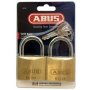 Abus Padlock Twinpack 2 Locks 50MM
