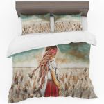 Field Girl Duvet Cover Set