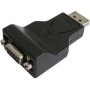 Tuff-Luv 2 Styles Male Display Port To Vga Female Adapter Black