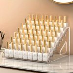 1PC Clear Acrylic Tiered Display Stand Multi-layer Desk Organizer Perfume Eyeglasses & Sunglasses Storage Rack Countertop Showca