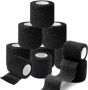 Bulk Cohesive Bandages For Injuries - 50MM X 4.5M - 24 X Black