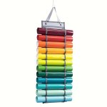 Vinyl Roll Holder With 12 Compartment-vinyl Roll Storage Organizer Rack Wall Mount/hanging Over The Door Craft Vinyl Storage Org