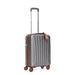 E-lite Cabin Trolley 55CM Carry-on Luggage Titanium