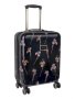 Ted Baker Wild Iris 4-WHEEL Carry On Trolley Case Black