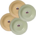 Plate Enamel 26CM Plain Soup Dinner Plate