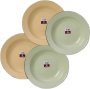 Plate Enamel 26CM Plain Soup Dinner Plate