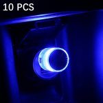 10 Pcs Car Decorative USB Universal LED Atmosphere Lamp Colour: Deep Blue