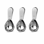 Coffee Scoop Set Stainless Steel Coffee Spoons Short Handles Tablespoon Measure Spoon Set Fit Coffee Loose Tea Sugar Or Flour 3