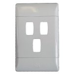 G002-P 3LEVER Grid Plate 2X4 White - Range