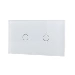 Smart Light Switch 2 Lane - Socket 118 120 - White
