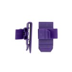 Clips Cable Stop Stress Purple