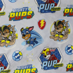 100% Cotton Paw Patrol Mighty Pups Novelty Fabric 235CM