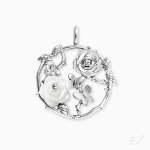 Engelsrufer Angel Whisperer Pendant Rose Garden Mop With Zirconia