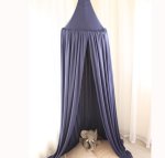 Hanging Tent Canopy Navy Solid Material