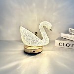 Touch Control Crystal Rechargeable Table Desk Lamp