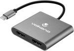 Volkano Expand Series Usb-c To Dual 4K HDMI Adaptor